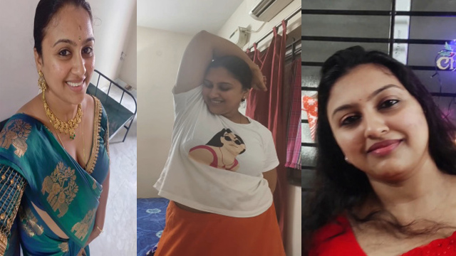Tamil Aunty Sowmya @sowmya_officialpage Leaked Video