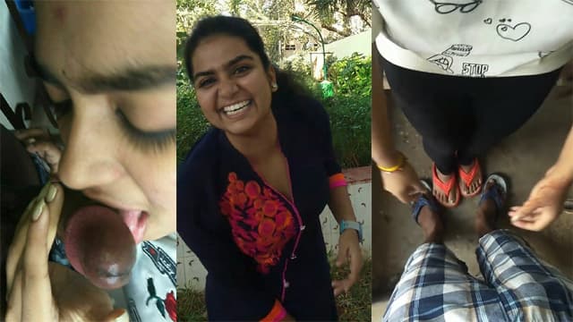 Stairs Priya Blowjob – BF Hard Fuck MMS