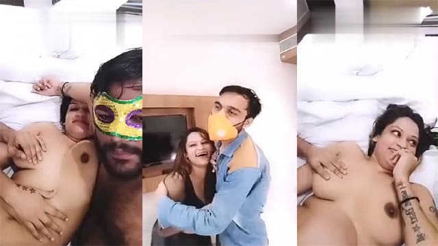 Threesome Hotel Desi – Couple Hard Fuck MMS