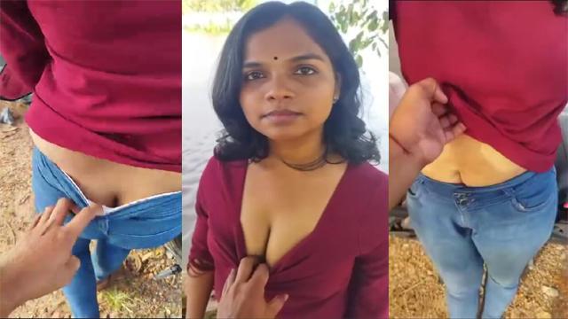 Cute Girlfriend Outdoor – Fun With Boyfriend Mamakutty